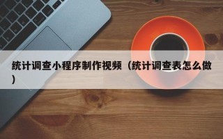宁阳统计调查小程序制作视频（统计调查表怎么做）
