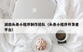 宁阳湖南头条小程序制作团队（头条小程序开发者平台）